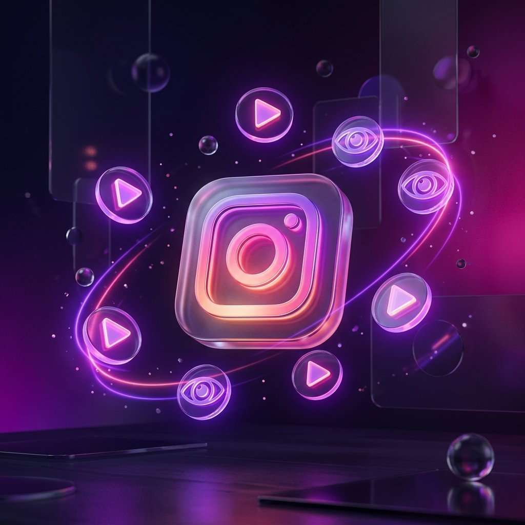 Instagram Reels Views Background